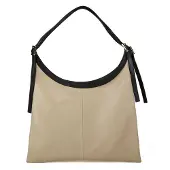 Giulia Tote Bag Ljus Beige Svart