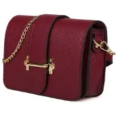 Giulia Axelväska/Midjeväska Burgundy