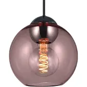 Halo Design Taklampa , BUBBLES, dimbara, Rosa / ljusröd, Vardagsrum, Glas, Design