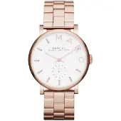Marc Jacobs MBM3244 Baker roséguldpläterad damklocka