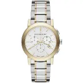 Burberry BU9751 The City Two-Tone Chronograph Unisex Watch