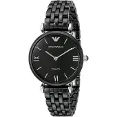 Giorgio Armani AR1487 Svart keramisk damklocka