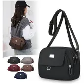 INF Snygg 2025 Crossbody-väska i nylon för kvinnor Black
