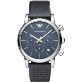 Giorgio Armani Emporio AR1736 blå kronograf herrklocka