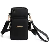INF Multifunktionell Mobilväska med Crossbody-rem Black