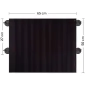 INF 2-pack solskydd för bilens sidorutor Modell 1