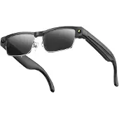 INF Intelligenta AI-glasögon (silverram) med 8MP kamera och AI-assistent Black