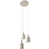 LINDBY Taklampa , Ovelia, dimbara, Beige, Matsal, Metall, Modern