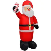 vidaXL Uppblåsbar jultomte 120 cm
