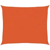 vidaXL Solsegel 160 g/m² orange 2,5x3 m HDPE