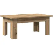 vidaXL Soffbord, Artisan Ek, 100X60X42 Cm