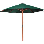 vidaXL Parasoll grön 258 cm
