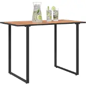vidaXL Trädgårdsbord Brun 100 x 55 x 70 cm trä