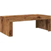 vidaXL Soffbord åldrat trä 102x50x35 cm konstruerat trä