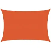 vidaXL Solsegel 160 g/m² orange 2,5x3,5 m HDPE