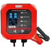 Global 12V Lemania GX5 laddare 5A 1.2-110Ah (AGM, EFB, SMF, Li-jon)