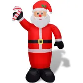 vidaXL Uppblåsbar jultomte 240 cm