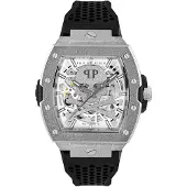 Philipp Plein Watches The Skeleton Frosted 44mm 5atm Automatic/analogical Klocka