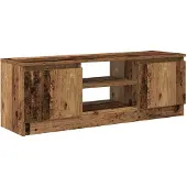 vidaXL TV-bänk åldrat trä 102x30x36 cm konstruerat trä