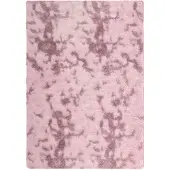 vidaXL Ryamatta med lång lugg NAVARRA dammig rosa 120x170 cm polyester
