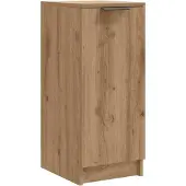 vidaXL Skoskåp artisan ek 29,5x35x70 cm konstruerat trä