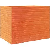 vidaXL Odlingslåda vaxbrun 90x60x68,5 cm massiv furu