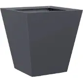 vidaXL Trädgårdskruka antracit 30x30x30 cm stål