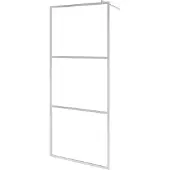 vidaXL Duschvägg med klart ESG-glas 115x195 cm