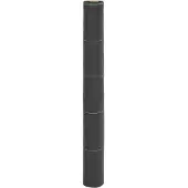 vidaXL Ogräsmatta svart 1x150 m PP