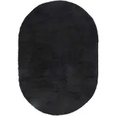 vidaXL Ryamatta med lång lugg NAVARRA svart 300x200 cm polyester