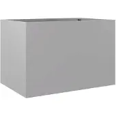 vidaXL Odlingslåda silver 62x40x39 cm galvaniserat stål