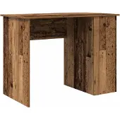 vidaXL Skrivbord gammalt trä 100x55x75 cm konstruerat trä