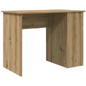 vidaXL Skrivbord hantverksmässig ek 100x55x75 cm konstruerat trä