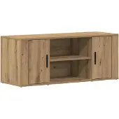vidaXL TV-skåp Artisan ek Spånskiva Medium TV-bänk Rektangulär