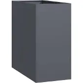 vidaXL Planteringskärl antracit 40x80x80 cm stål