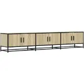 vidaXL Tv-bänk sonoma-ek 210x35x41 cm konstruerat trä