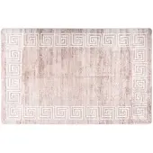 vidaXL Matta tvättbar 160x230 cm beige halkfri