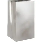 vidaXL Odlingslåda silver 42x38x75 cm rostfritt stål