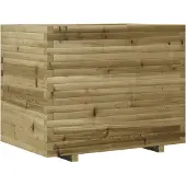 vidaXL Odlingslåda 90x60x72,5 cm impregnerat furu