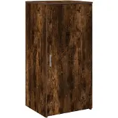vidaXL Förvaringsskåp rökfärgad ek 50x45x103,5 cm konstruerat trä