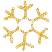 vidaXL Snöflinga ljusslinga med 72 LED varmvit 38x37 cm