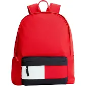 Tommy Hilfiger Kids Colour Blocked Pocket Dome Backpack