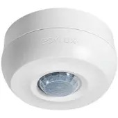 ESYLUX EB10430466 Takrörelsedetektor Utanpåliggande 360 ° Vit IP40