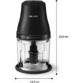 Philips Series 3000 HR1501 - Chopper - 1 liter - 450 W