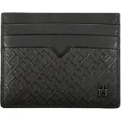 Tommy Hilfiger Svart Läder Plånbok för Män