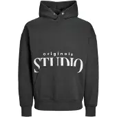 Jack & Jones Sweatshirt 'Vesterbro' antracit / vit