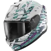 Shark D-skwal 3 Reptaia Ece Fullface-hjälm