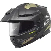 Schuberth E2 Trail Fällbar Hjälm Matt/Svart/Grön 65 Unisex sort
