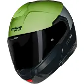 Nolan N90-3 06 Verniciatura Spec. Fällbar Hjälm Svart/Grön S Unisex sort