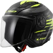 LS2 Of616 Airflow Ii Brush öppen Hjälm
